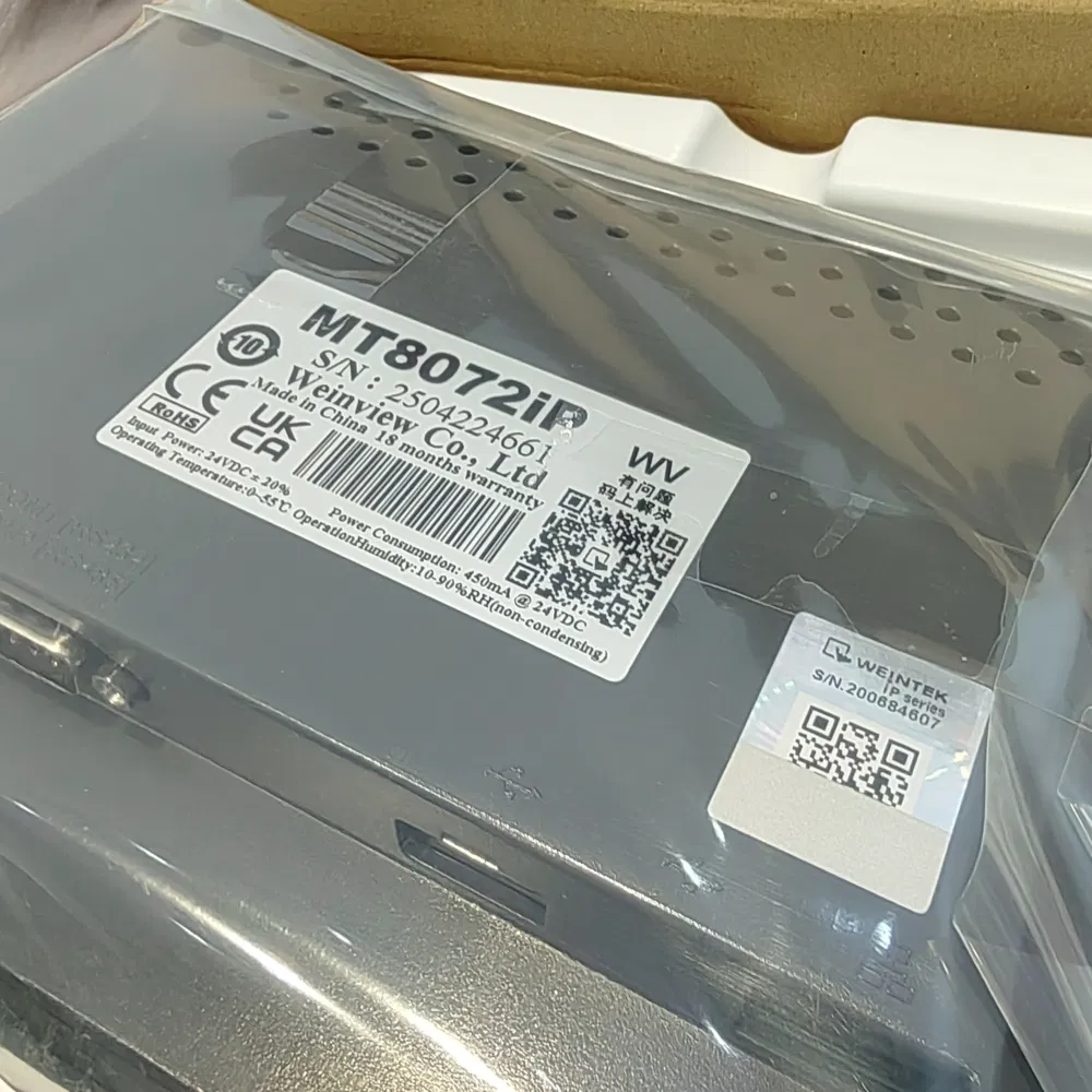 Nuevo Panel Operador HMI Mt8072IP - 7'' - LED - 16m Colores con Ethernet