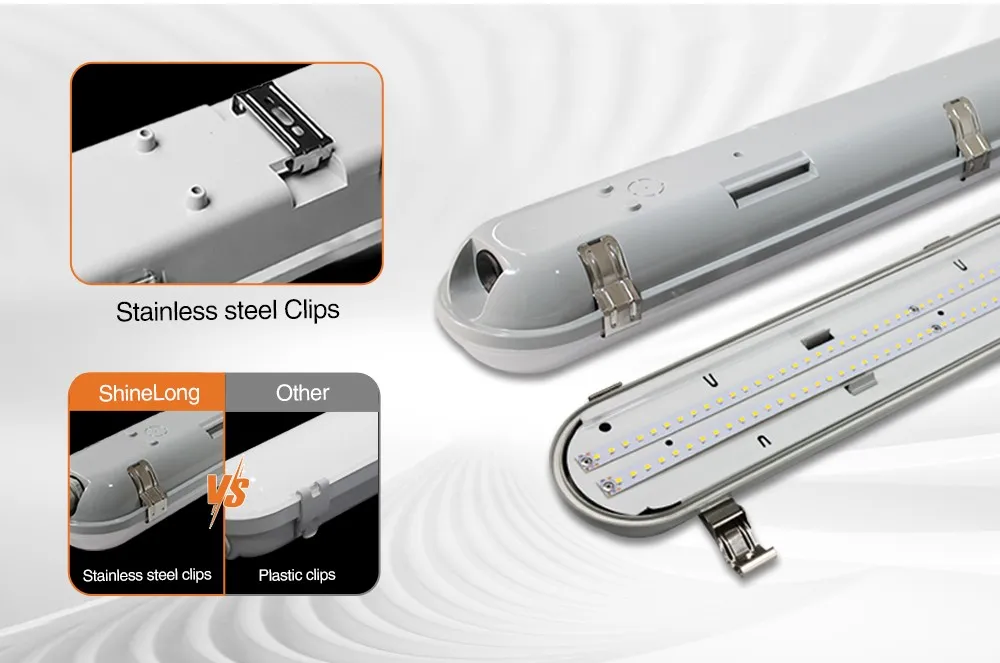 Luz Tri-Prueba LED Impermeable y Duradera con Certificación CE RoHS IP65