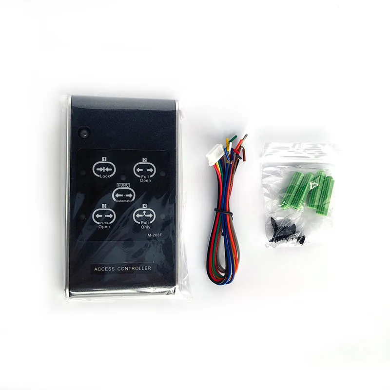 Panel de interruptores de botón pulsador automático programado de cinco rangos para almacenamiento de contraseñas con indicadores LED