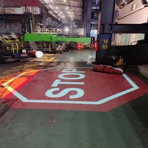 Proyector de Señalización de Advertencia de Seguridad Industrial LED 320W para Grúa Puente en Movimiento