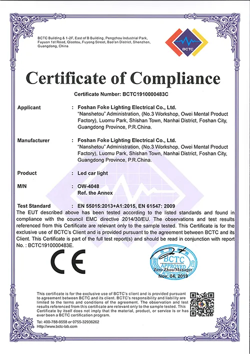 Certificado internacional