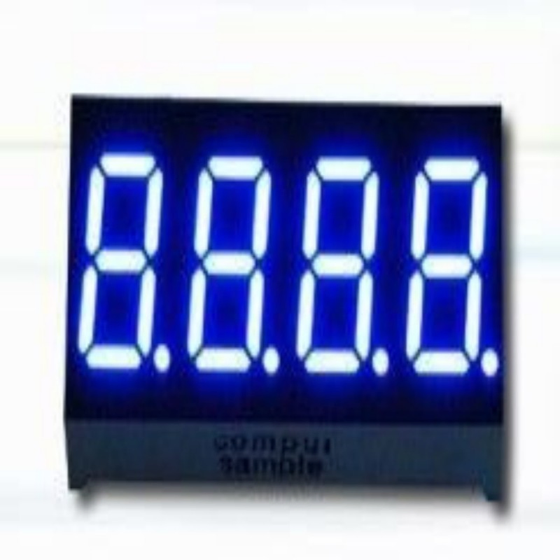 7 Segmento de tubo digital amarillo de ánodo común medidor industrial de bajo consumo panel LED