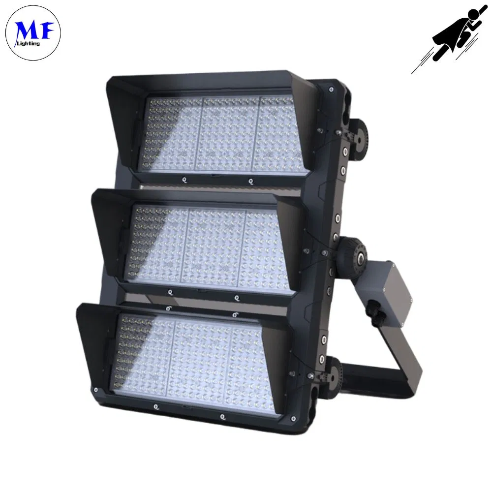 Mástil Alto IP67 Ik09 250W 360W 480W 720W 960W Luz de Inundación LED Modular de Alta Potencia para Sitio de Equipos de Construcción, Complejo Industrial, Edificio de Gran Altura Exterior