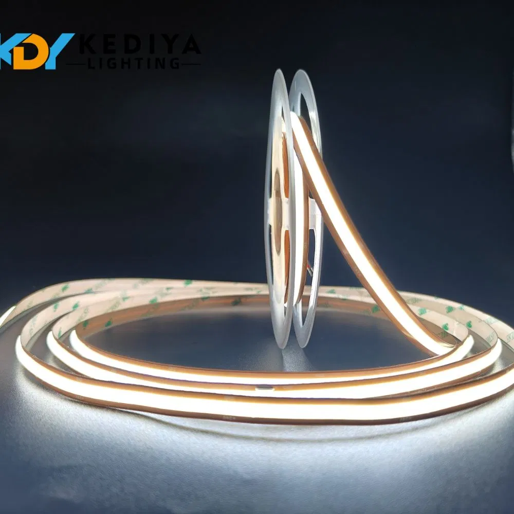 Tiras de luces LED COB ultra brillantes Ra90 para una iluminación elegante del hogar