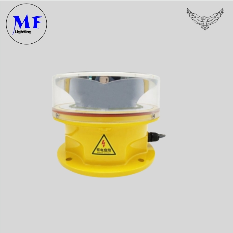 Precio de fábrica 3W IP66 5 Años de garantía 45-105 Metros Faro LED blanco rojo de precaución Luz de advertencia para aeronaves para marcar edificios altos Torre Polo alto
