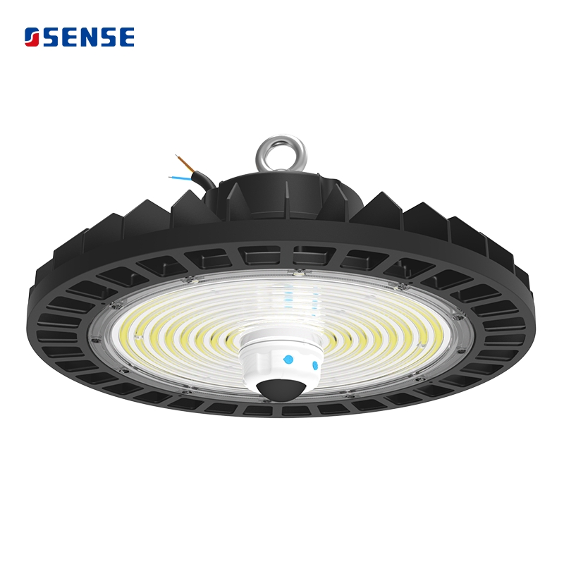 100W 150W 200W 240W Luz de Bahía Alta LED UFO de Fábrica con 60 90 120 Grados de Ángulos de Haz para Almacén Industrial Garaje