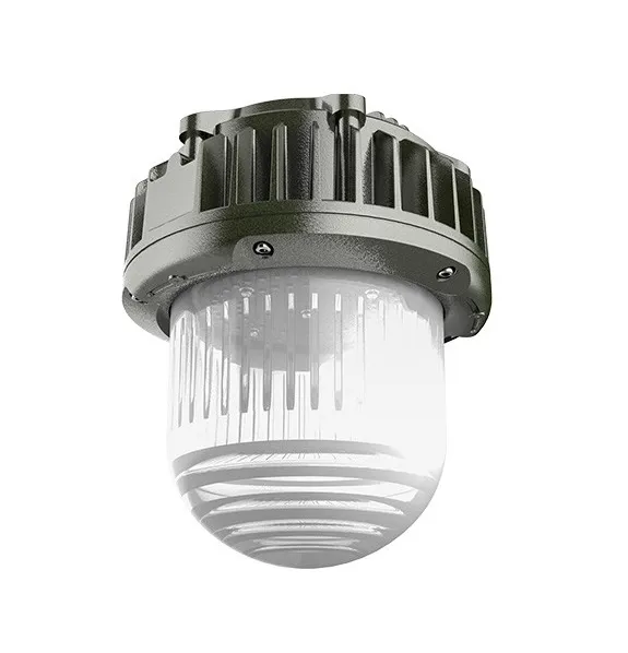 Detalle técnico de la luz a prueba de explosión