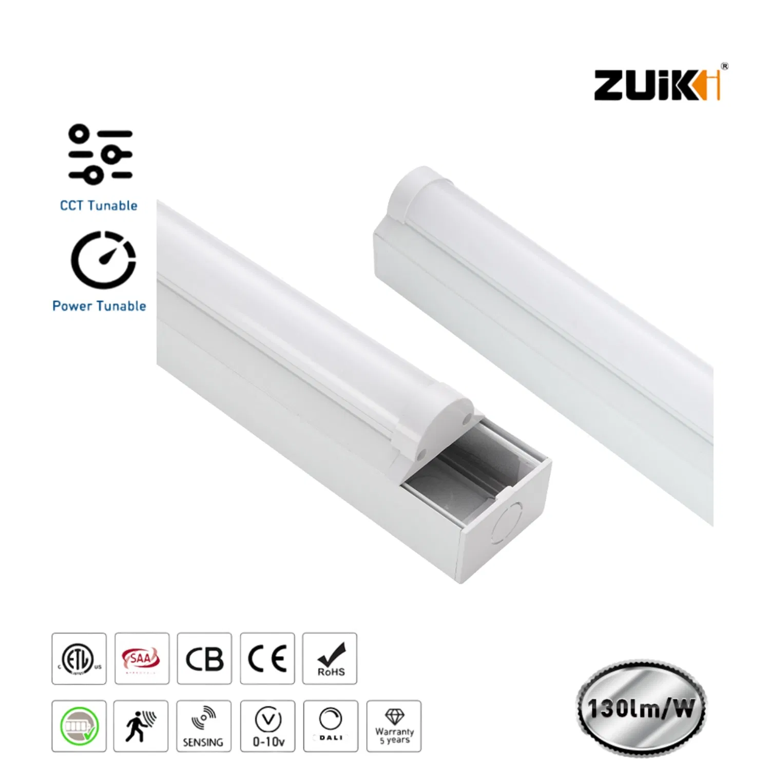 Luz de batten LED brillante y de ahorro energético para oficinas