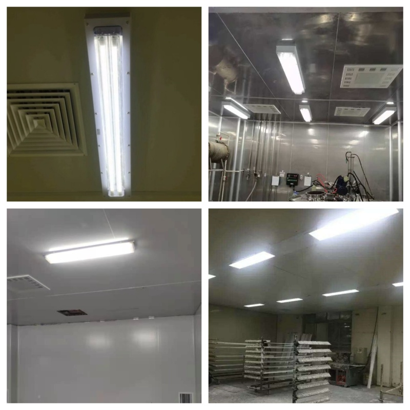 Fijaciones de iluminación fluorescente para áreas industriales peligrosas, tubo de luz LED a prueba de explosiones
