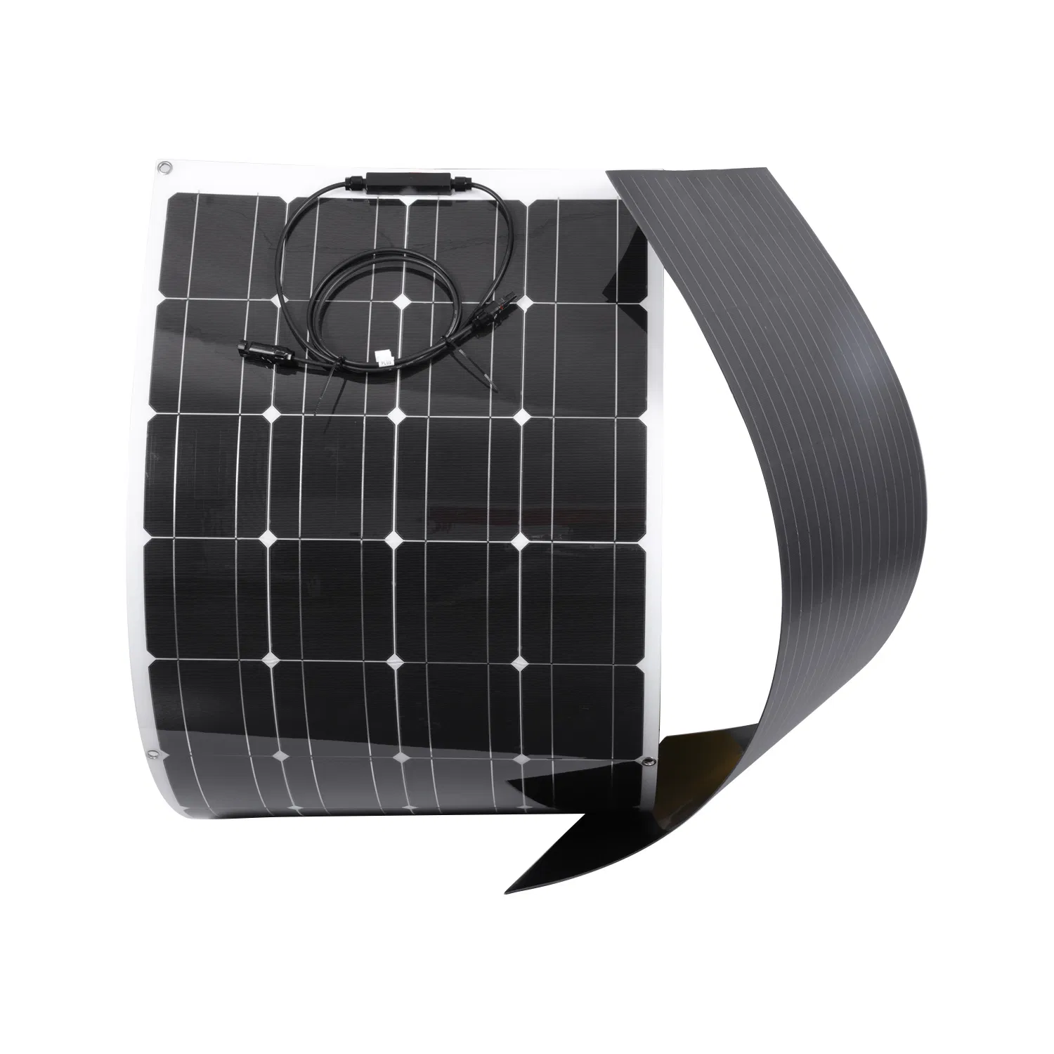 100W 200W Paneles Solares Flexibles Monocristalinos Cargador Panel Solar para Casa, Barco, Jardín, Coche, Luz LED