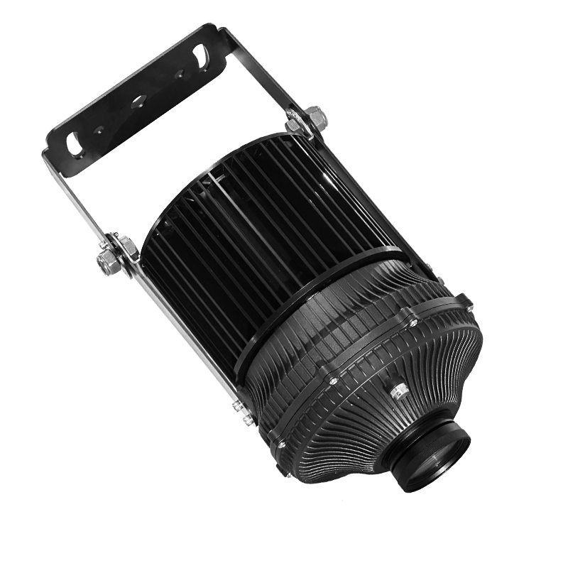 Cámara Ai de detección de carretillas elevadoras o personas con alta luminosidad, señales industriales virtuales, proyector de gobo 320W IP65