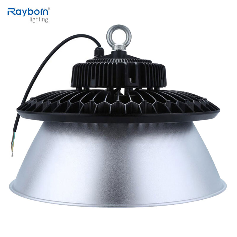 Iluminación Industrial Regulable 100W 150W 200W Luz LED de Alta Bahía UFO para Control Inteligente por Bluetooth Sensor de Microondas Zigbee 0/1-10V Regulable