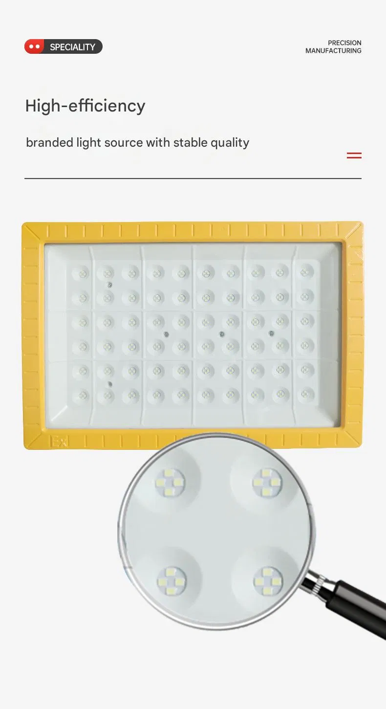 Midt805 Alta Potencia Industrial IP66 Proyector a Prueba de Explosiones de Aluminio Fundido a Presión y Resistente al Agua