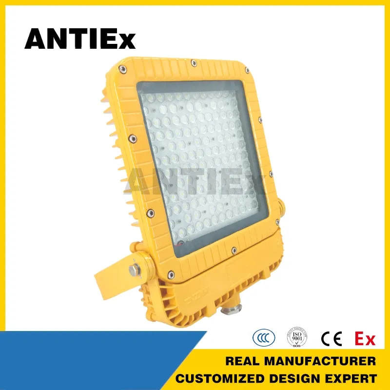 Detalle de diseño e ingeniería de luz LED a prueba de explosión