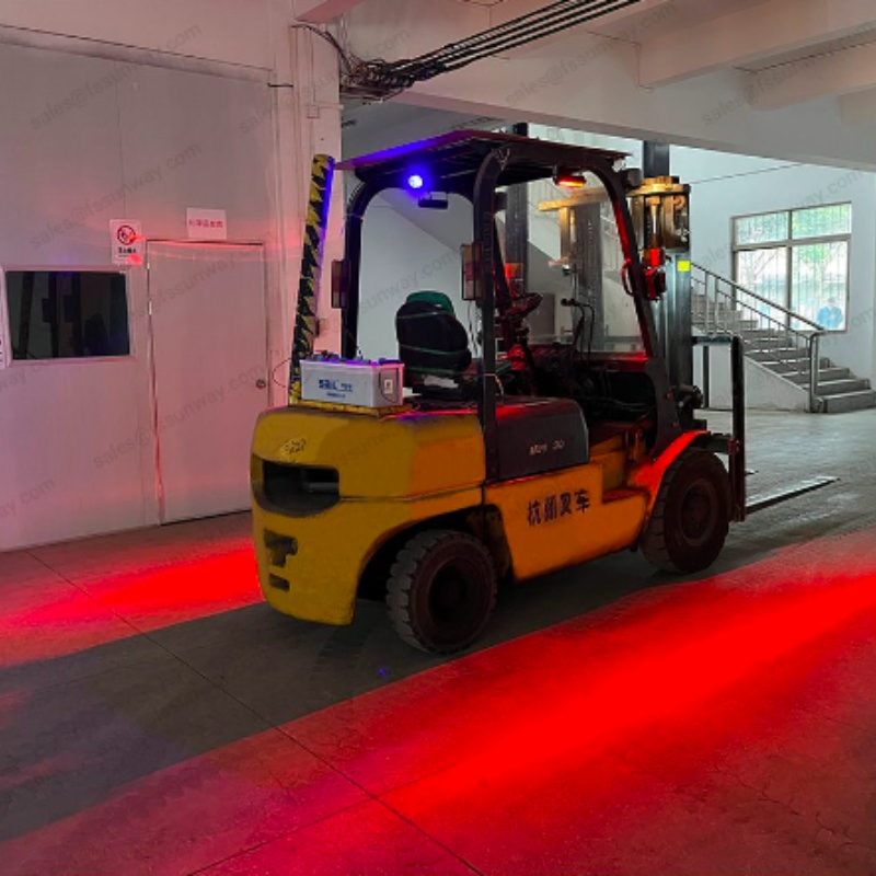 Lámpara de zona roja LED a prueba de agua para alarma de seguridad en maquinaria industrial