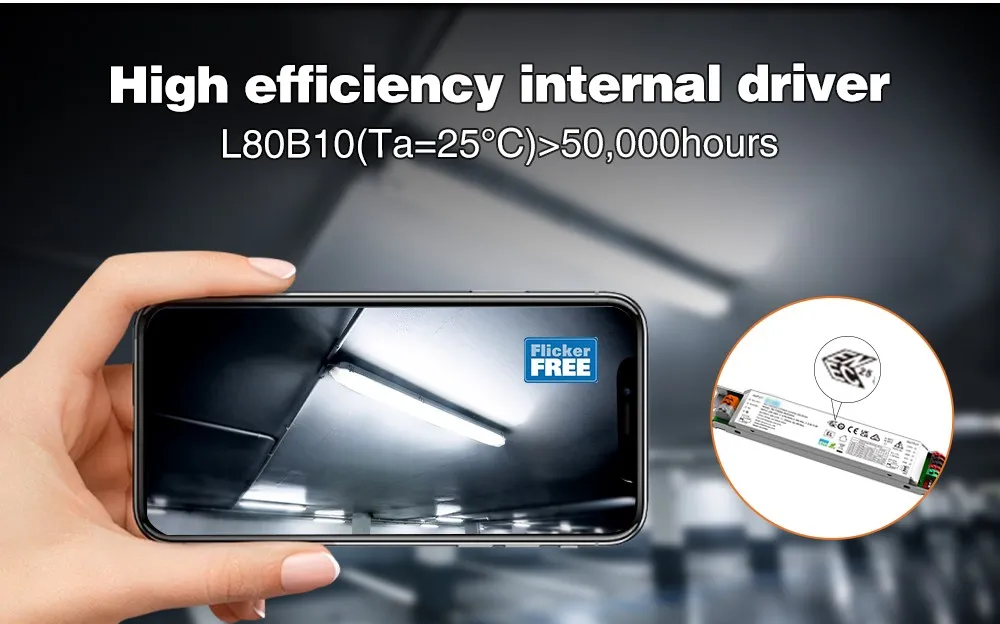 Luz Tri-Prueba LED Impermeable y Duradera con Certificación CE RoHS IP65