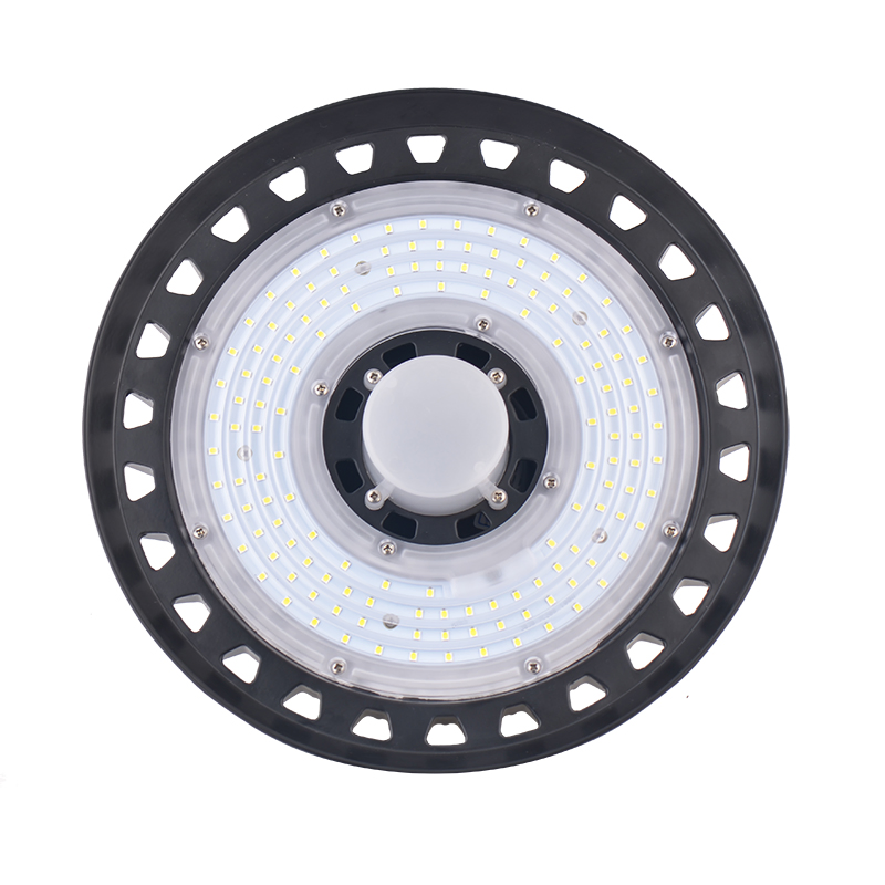 ETL Dlc Listado 200W Iluminación LED de Alta Bahía UFO 19500lm 6500K Luz LED Súper Brillante para Almacén IP65 Focos de Alta Bahía Impermeables para Fábrica Garaje Gimnasio