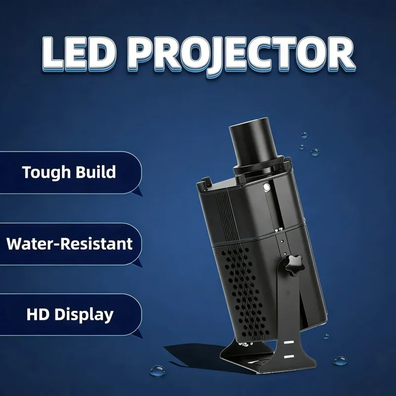 Proyector de Gobo Virtual LED para Señalización de Seguridad en Fábricas Industriales