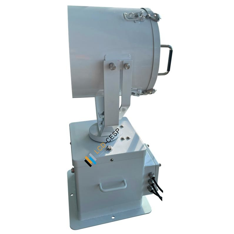 Linterna LED Ajustable 250W con Control Remoto y Manual, Maquinaria Industrial y Equipos Pesados, Acero Inoxidable, IP67 Impermeable, Iluminación de Alta Eficiencia