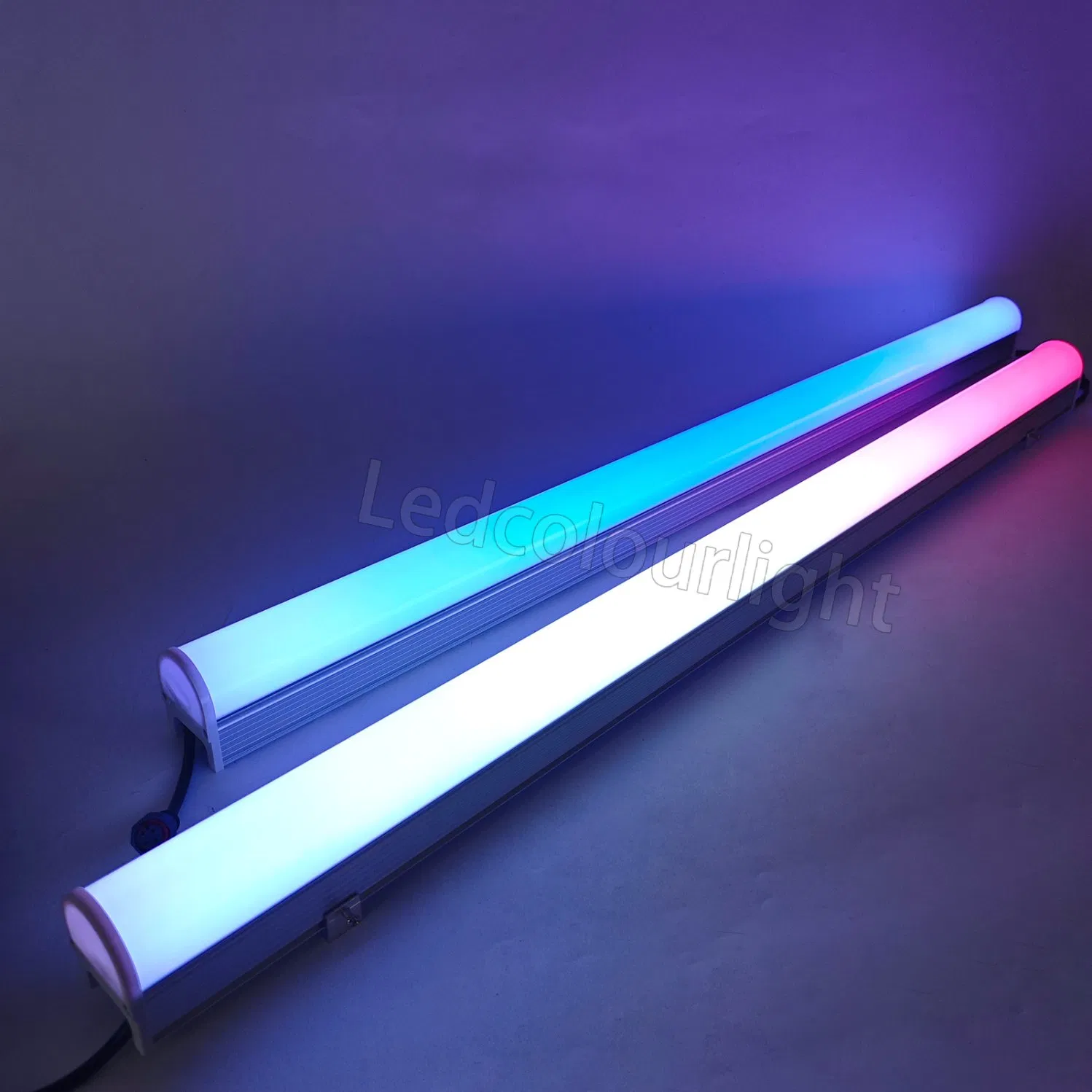 Luces de barra lineal LED RGB DMX para exteriores, iluminación de tubo para escenarios, iluminación de píxeles interiores para discotecas, decoración de KTV (iluminación de barra LED al por mayor para exteriores)