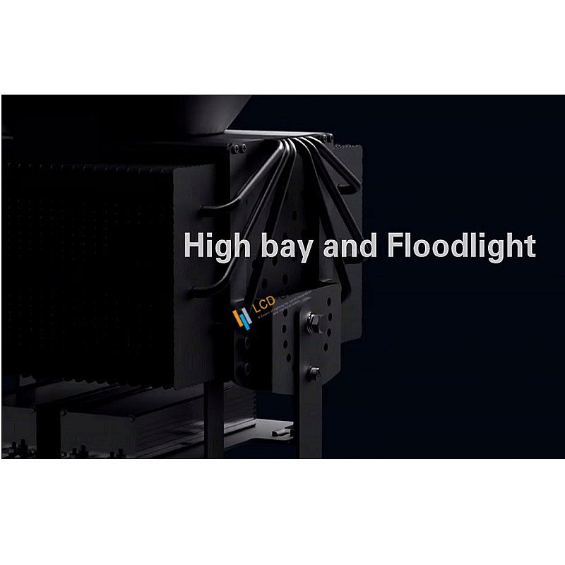 Foco LED de Alta Mastia 500W-1200W 90-305VAC IP67 Ik08 para Estadios, Arenas, Piscinas, Áreas Costeras, Aeropuertos, Clubes de Golf y Iluminación de Torres Industriales