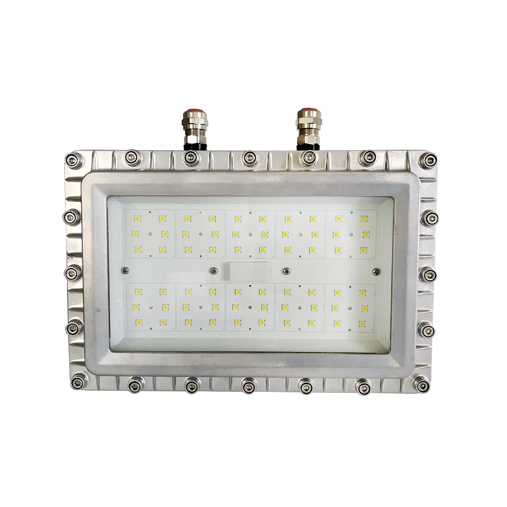 Lámparas de iluminación LED de alta bahía a prueba de explosiones para taller de química y plataforma marina offshore con certificado Atex