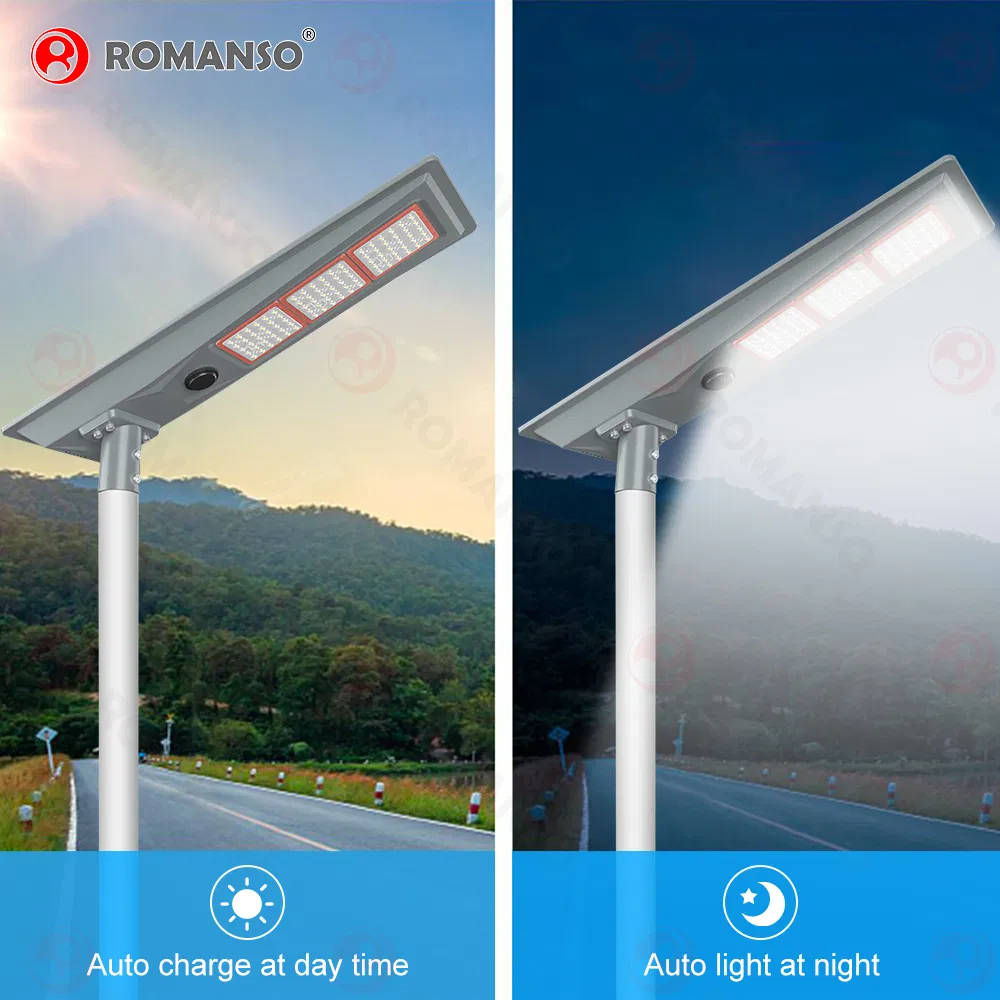 Precio de fábrica 60W Lámpara de calle solar CE RoHS luces LED iluminación