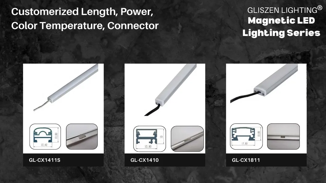 Sistema de iluminación rígida magnética LED