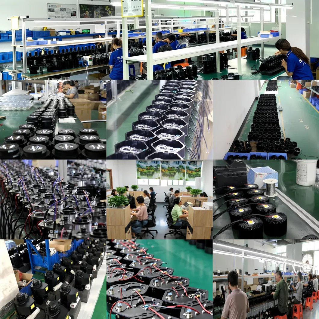 Proyector de Gobo Virtual LED para Señalización de Seguridad en Fábricas Industriales