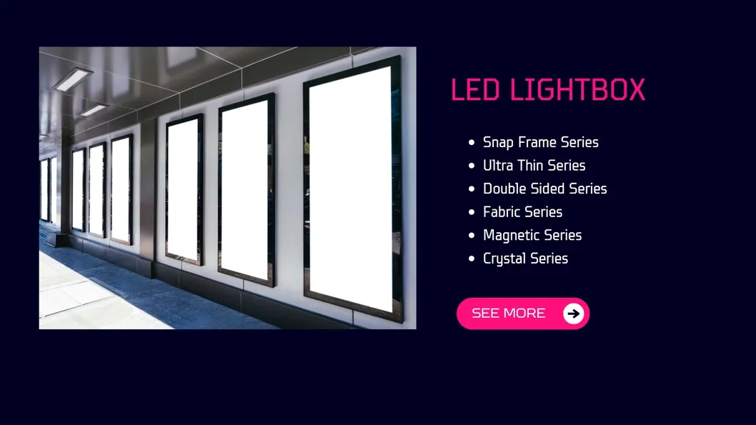 Sistemas de iluminación para cajas de luz