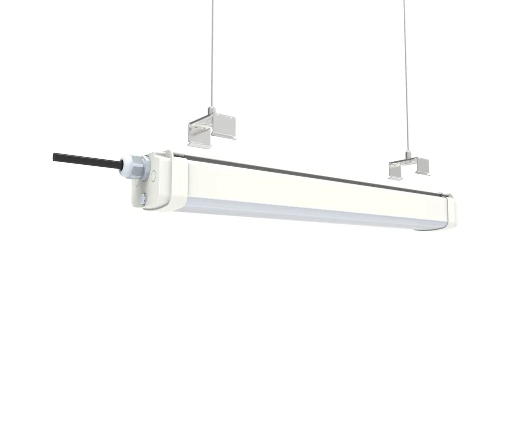 Luz Tri-Proof LED IP65 Impermeable Industrial para Garaje 20W-60W 2FT-5FT