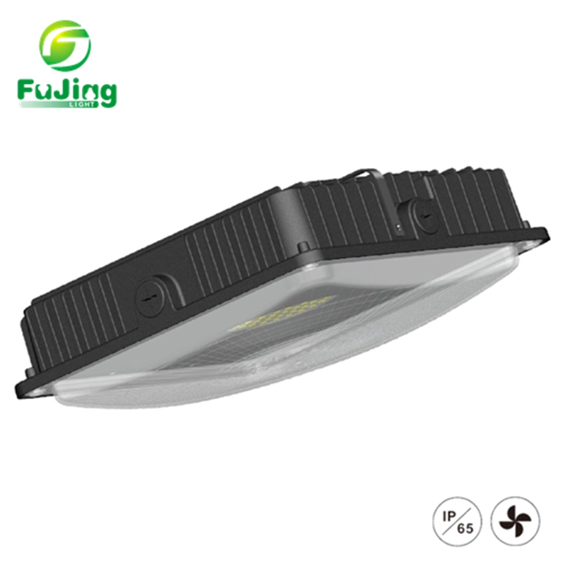 Luz de Canopy LED de Bajo Perfil Luz LED para Gasolineras Luces para Garajes 100W