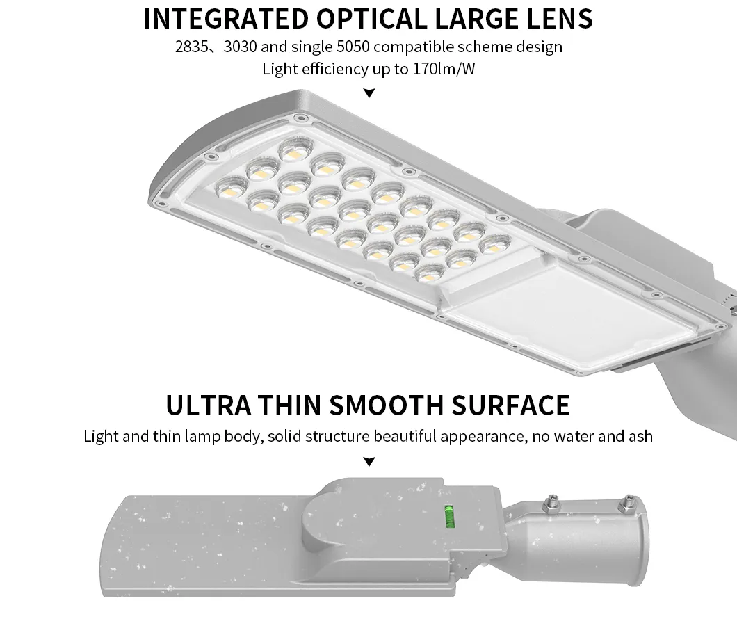 100W Luz de calle LED solar para iluminación de áreas industriales