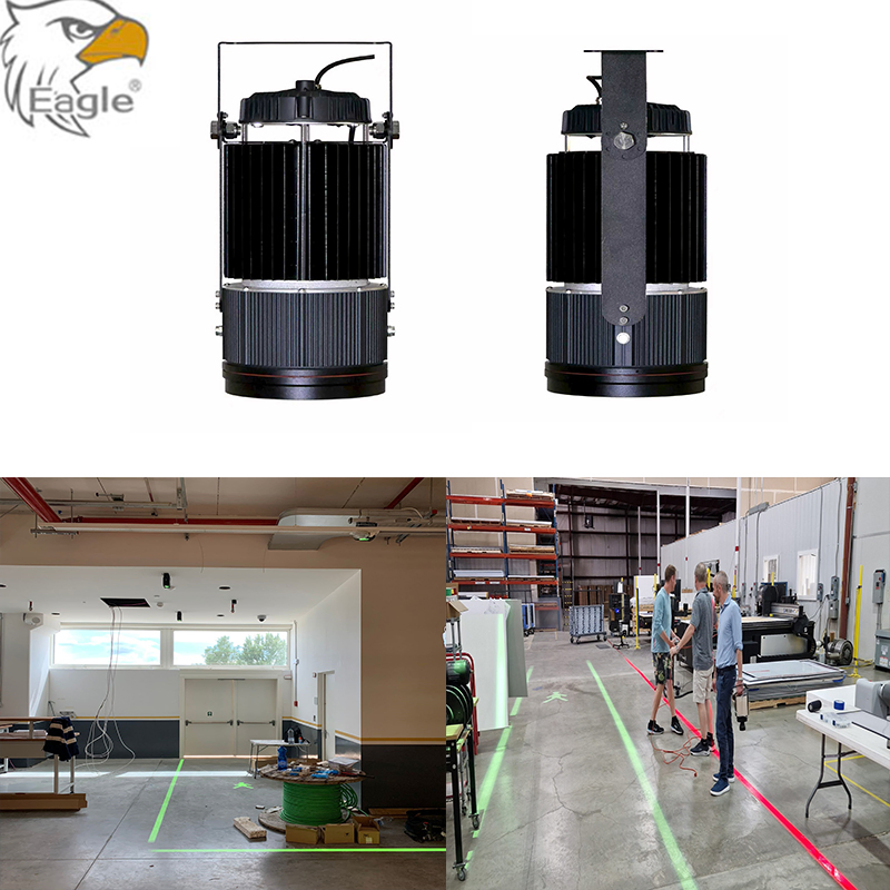 Proyector lineal LED ajustable de haz flexible de línea recta para suelos industriales de alta visibilidad