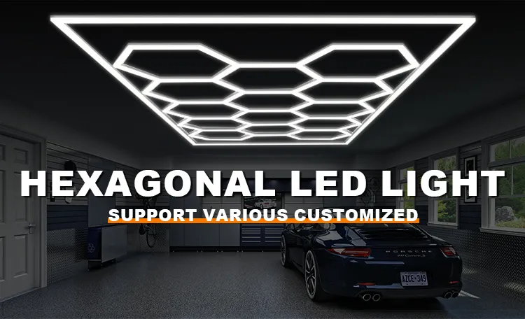 Luz LED hexagonal industrial