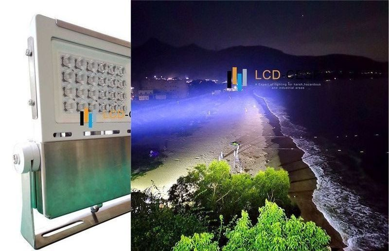 A prueba de explosiones 50W-1200W Exterior IP67 IP68 Alta Lúmenes 160lm/W Foco LED con chips CREE Bridgelux para estacionamiento, fábrica, iluminación de áreas industriales