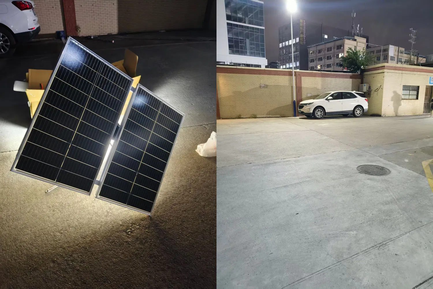 Instalación en exteriores