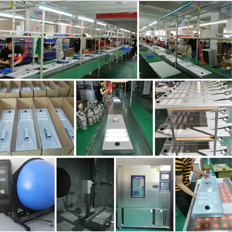 Luz Fundición a Presión Pared Iluminación Solar Exterior Venta al por Mayor Integrada Sensor de Movimiento Lámpara Solar de Calle LED Batería Luz Industrial LED Calle Inteligente