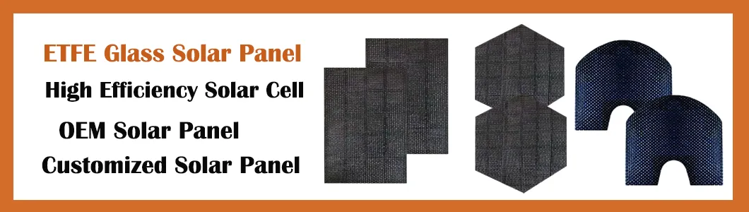 0.1W-50W Panel Solar Pequeño ETFE para Cargador de Batería de Luz LED