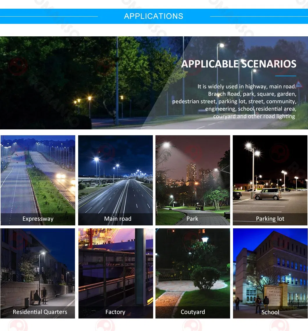 Eficiencia de luz LED solar