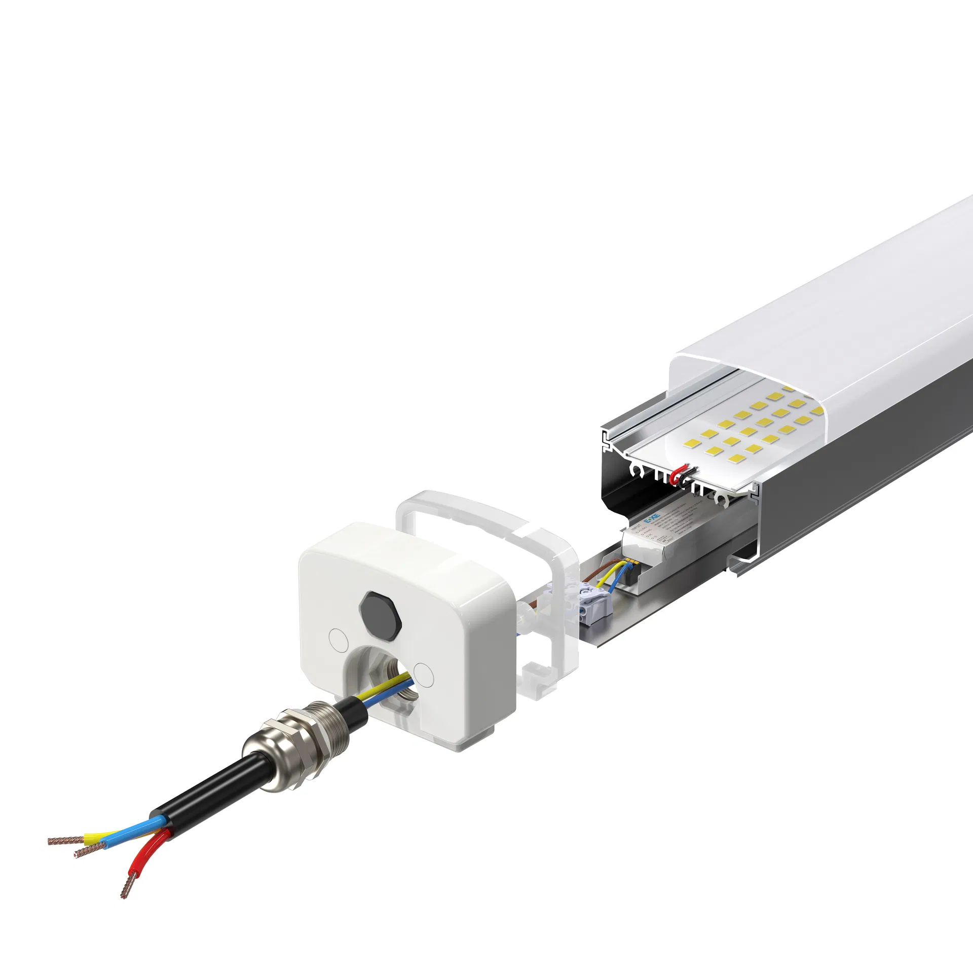 80W Luces LED a Prueba de Trios para Uso Industrial en Garajes Almacenes para Comercial