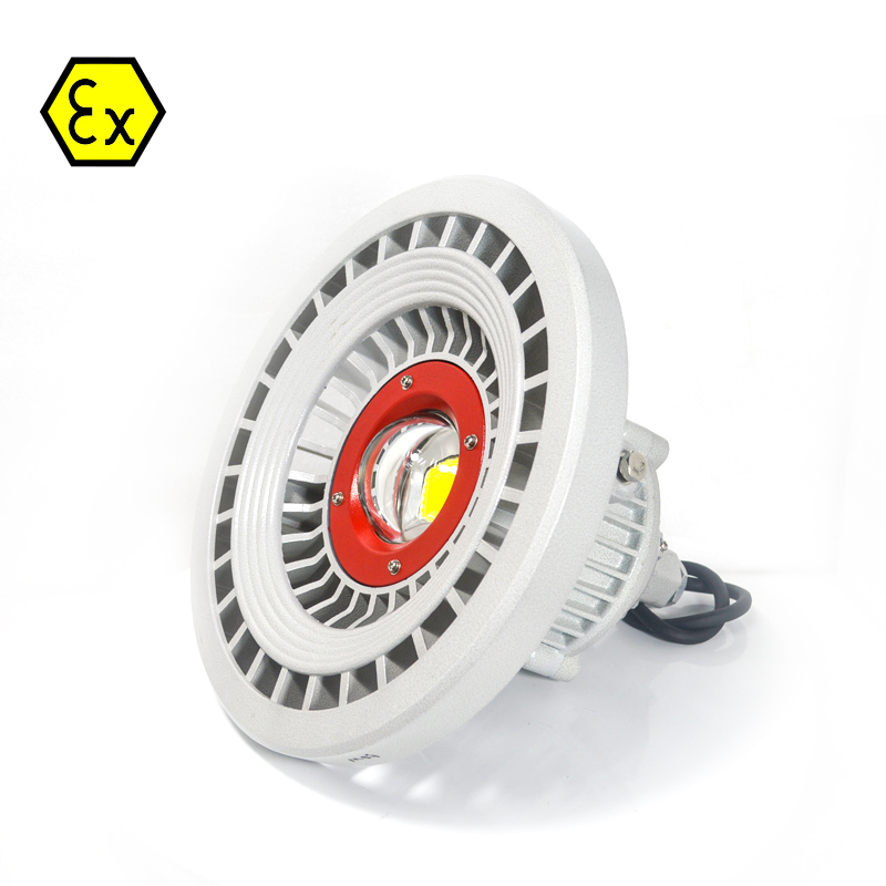 1. Luz LED industrial de alta eficiencia a prueba de explosiones para montaje en techo