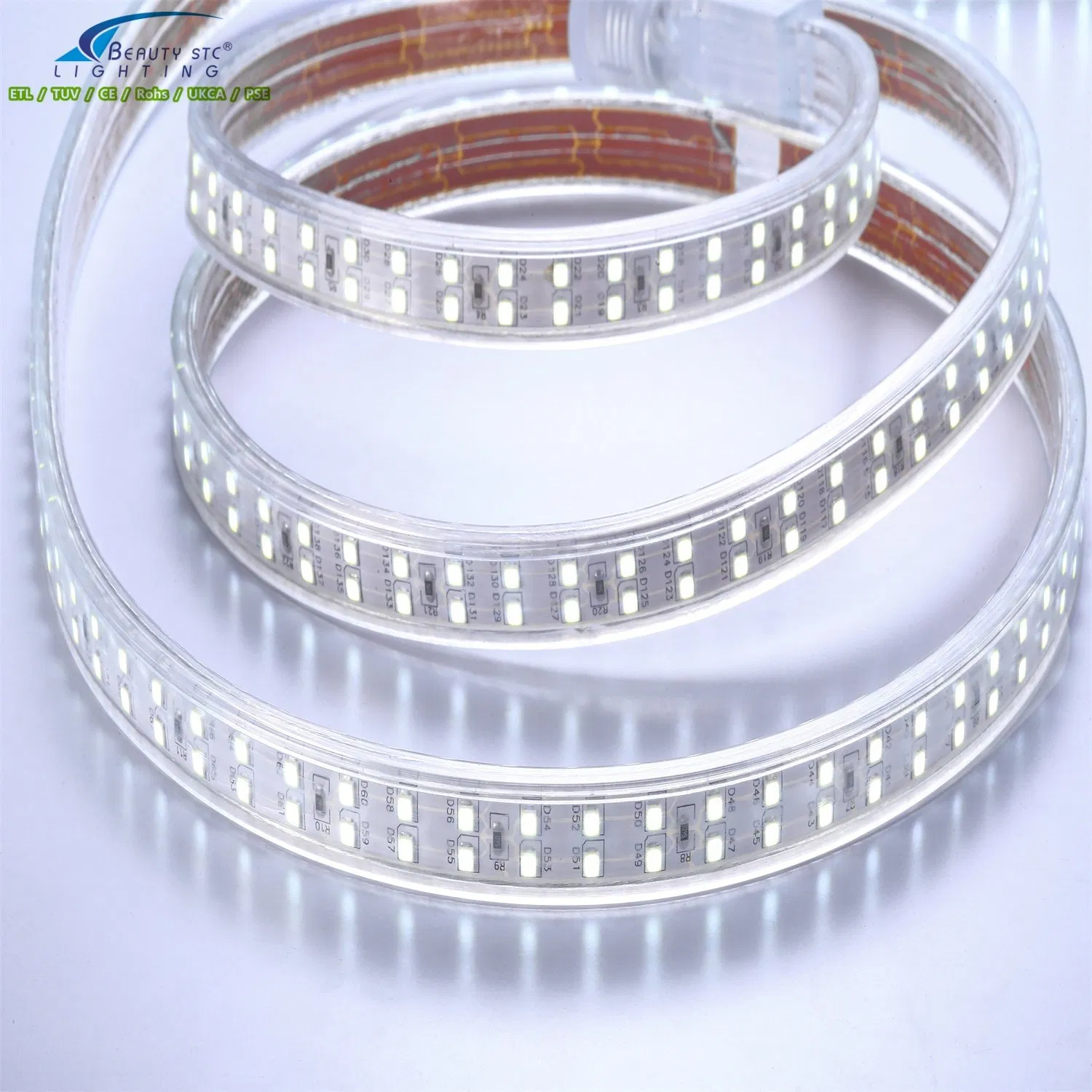 Construcción de Worklight Iluminación Industrial de Túneles 25m 50m Luz LED Portátil en Tira