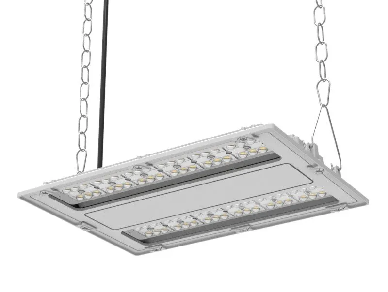 Detalle luz lineal LED industrial