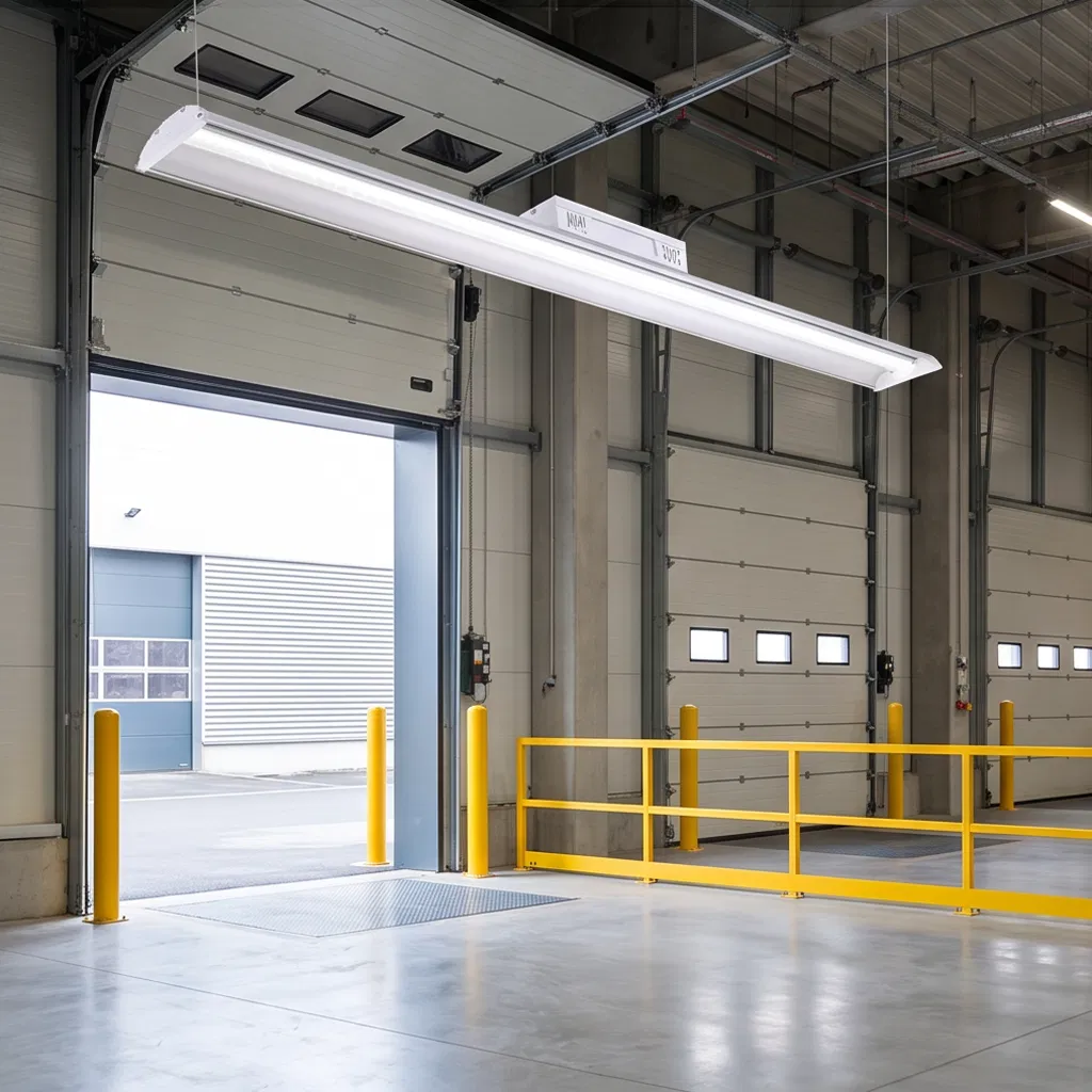 Luz de alta bahía LED delgada y delgada para taller que ahorra espacio