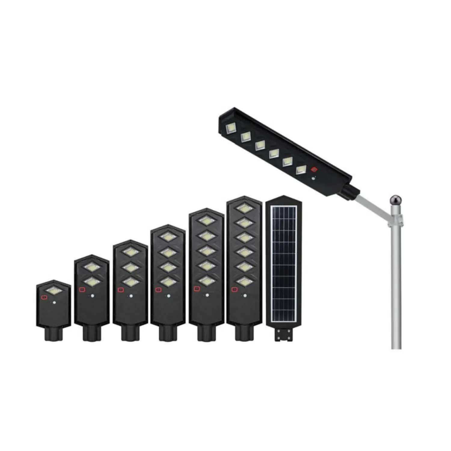 Lámpara Solar Industrial IP66 para Infraestructura Profesional de Exterior de Alta Resistencia