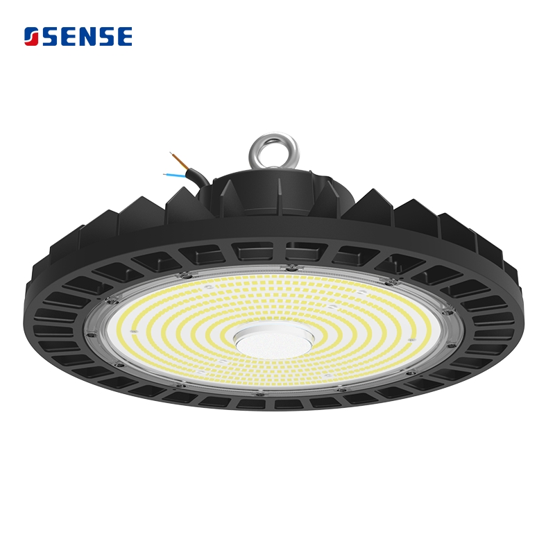 100W 150W 200W 240W Luz de Bahía Alta LED UFO de Fábrica con 60 90 120 Grados de Ángulos de Haz para Almacén Industrial Garaje