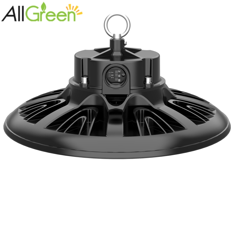 3CCT/Power/Beam Interruptor DIP seleccionable OEM ODM 100W 150W 200W 500W Iluminación industrial luz alta redonda colgante UFO LED para almacén