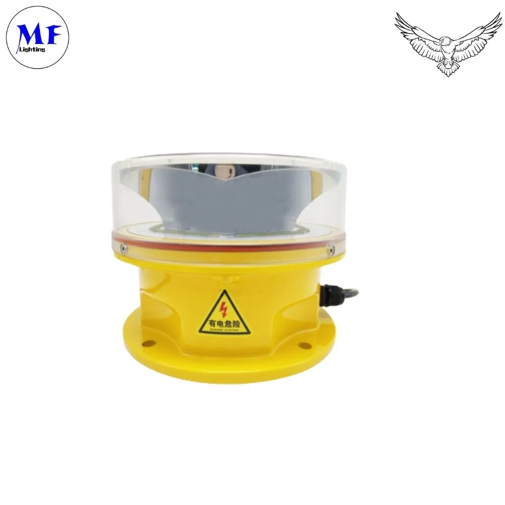 Luz de advertencia intermitente LED de intensidad media 45-105mete L864 Luz LED de torre a prueba de agua Luz de advertencia para aeronaves Luz de obstáculo de aviación