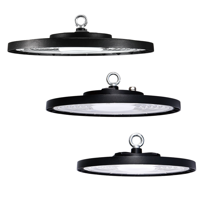 Luz de iluminación a prueba de explosiones para garaje industrial almacén alta bahía 100W 150W 200W Luz LED alta bahía portátil tipo UFO lineal